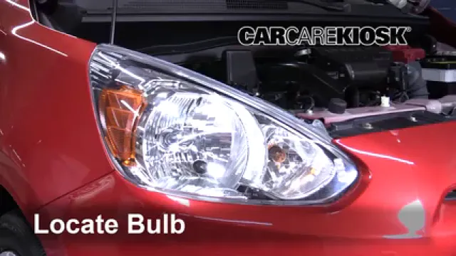 2015 Mitsubishi Mirage ES 1.2L 3 Cyl. Luces Luz de giro delantera (reemplazar foco)